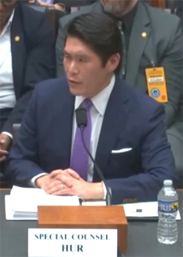 Rep. Schiff and Speciel hur spar with each other